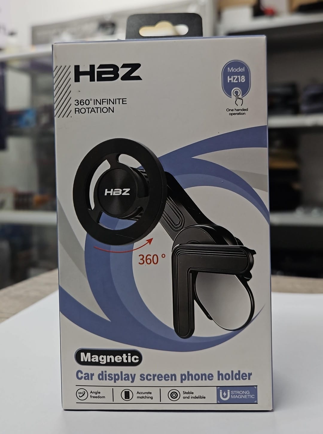 Магнитный автомобильный держатель для телефона HBZ HZ18