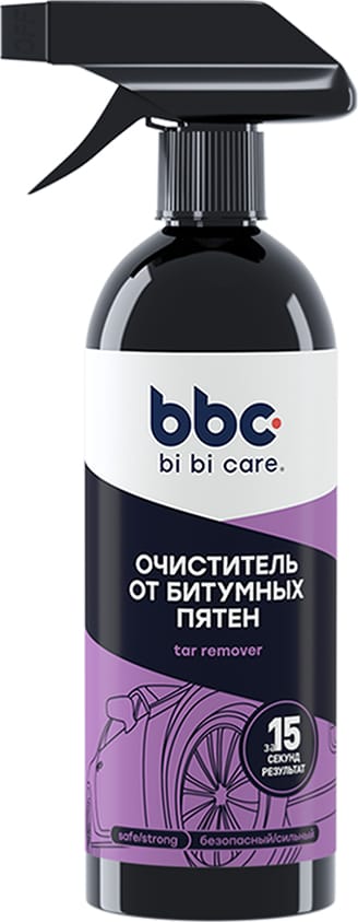 Очиститель от битумных пятен, 500 мл BiBiCare