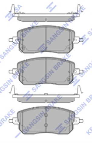Колодки тормозные передние HI-Q SP2932